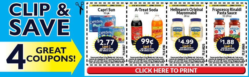 4 Great Coupons!