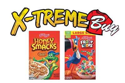 Kellogg's Corn Pops, Froot Loops, Apple Jacks, Frosted Flakes, Smacks or Frosted Mini-Wheats